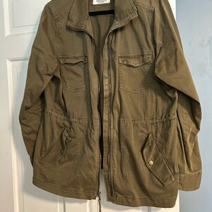 Sonoma Women's Olive Military Jacket